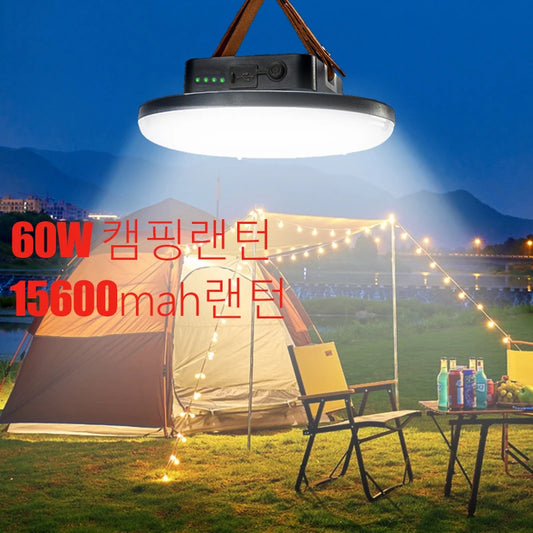 LED Tent Portable Emergency Light  Rechargeable Outdoor  Camping Lantern