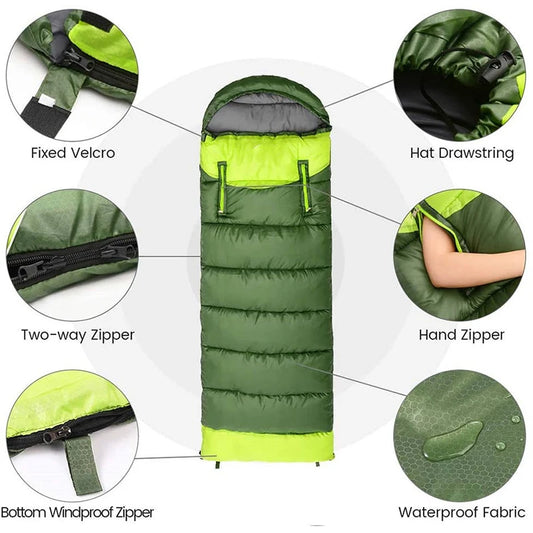 Camping Sleeping Bag Ultralight Waterproof 4 Season